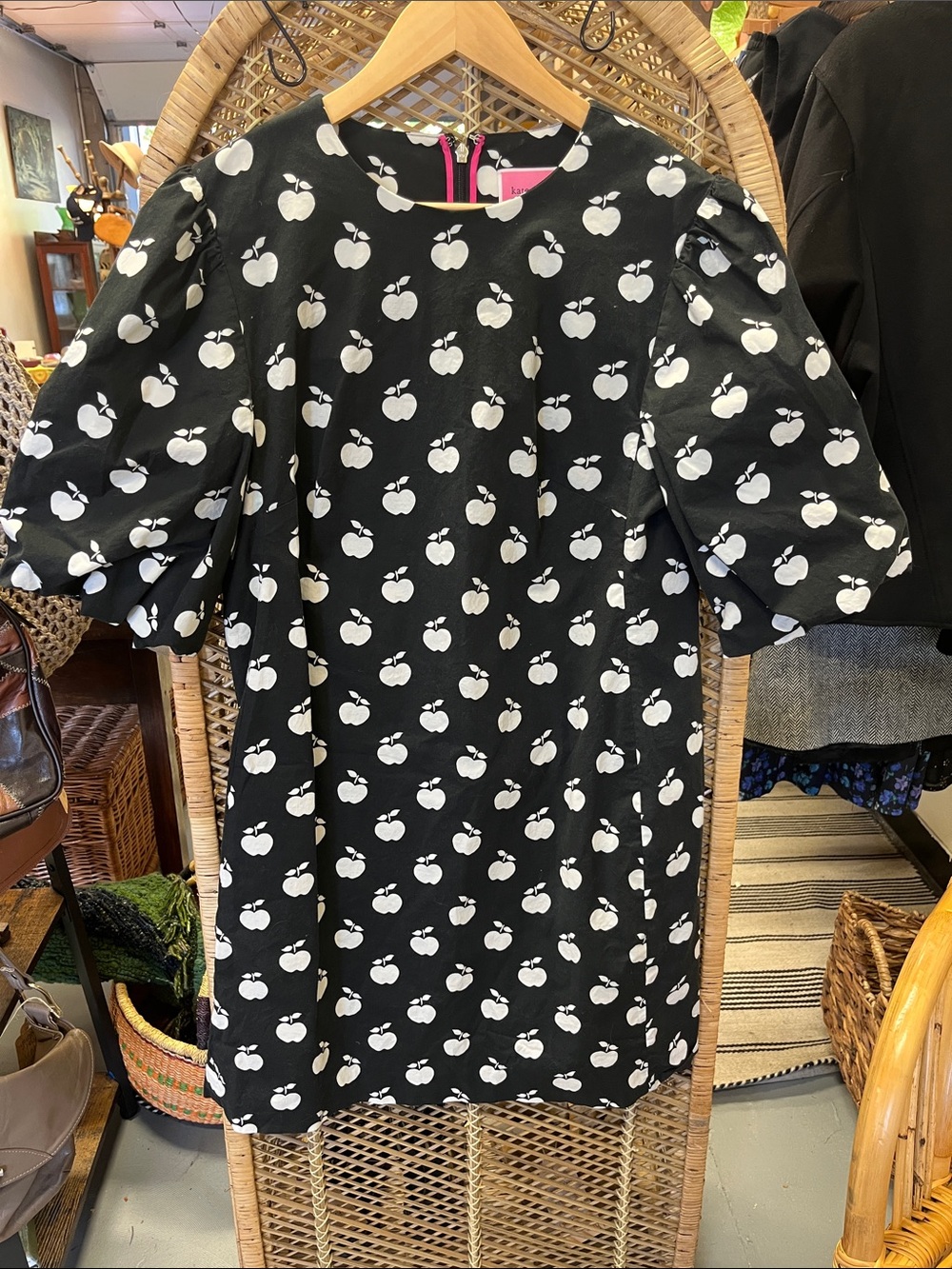 kate spade “apple toss” taxi cotton dress